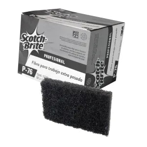 FIBRA P-76 NEGRA SCOTCH BRITE CAJA C/12 PZAS