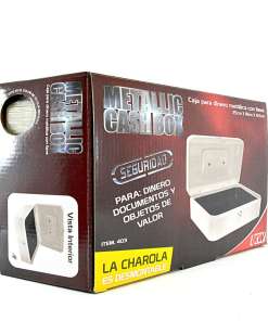 Caja KW Metalica P/Dinero 25X19X8 CM403