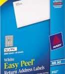 Etiqueta Inkjet Avery 8167 80/2000 1.3 X 4.5 1/2 X 1 3/4\"