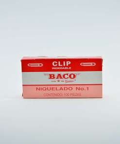 Clip Baco Niquelado # 1 12036