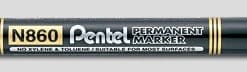 Marcador Pentel Permanente Negro N860-A