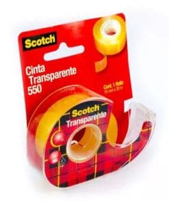 Cinta 3M Transparente 19X30 550 C/Despachador