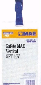 Porta Gafete MAE GFT-10V Transp,Vertical