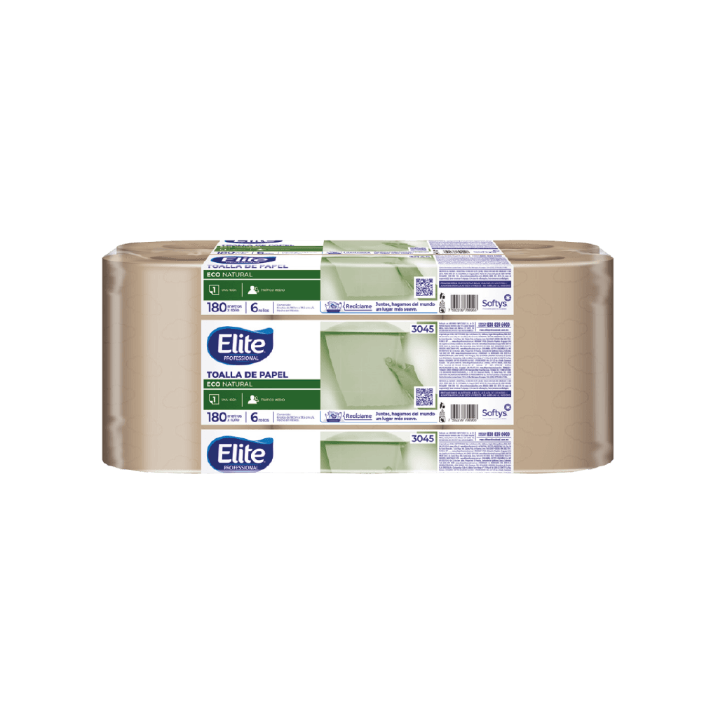 Toalla Elite Natural C/6 Rollos 3045