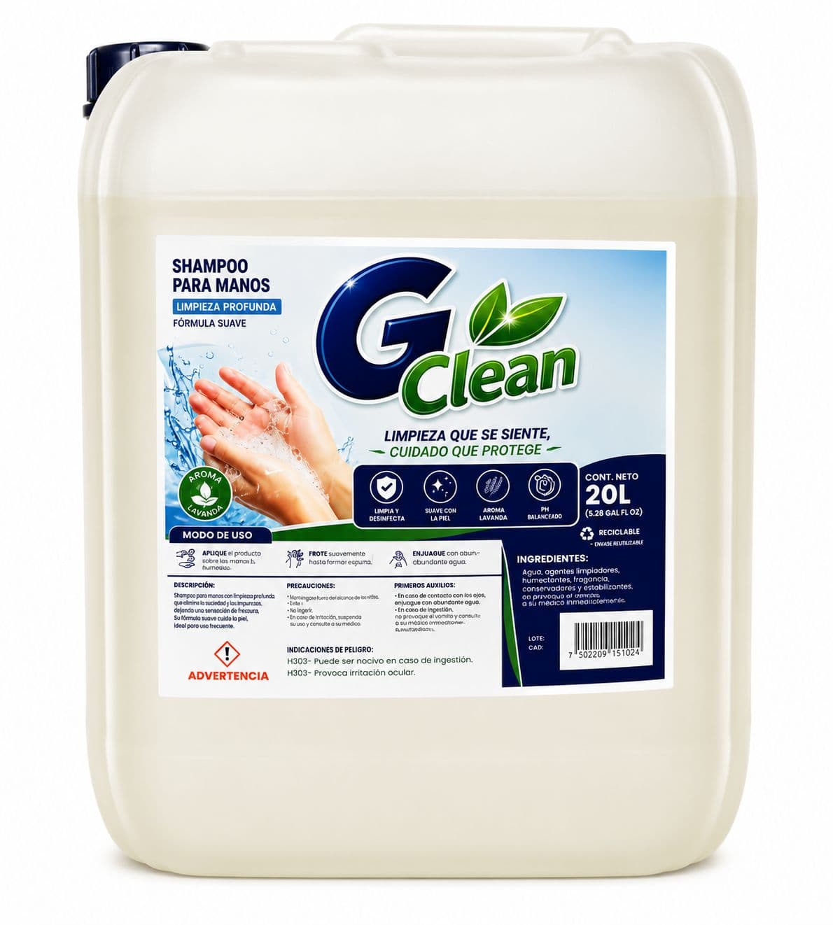 G Clean Porr Jabon Liquido Almendras 20LTS