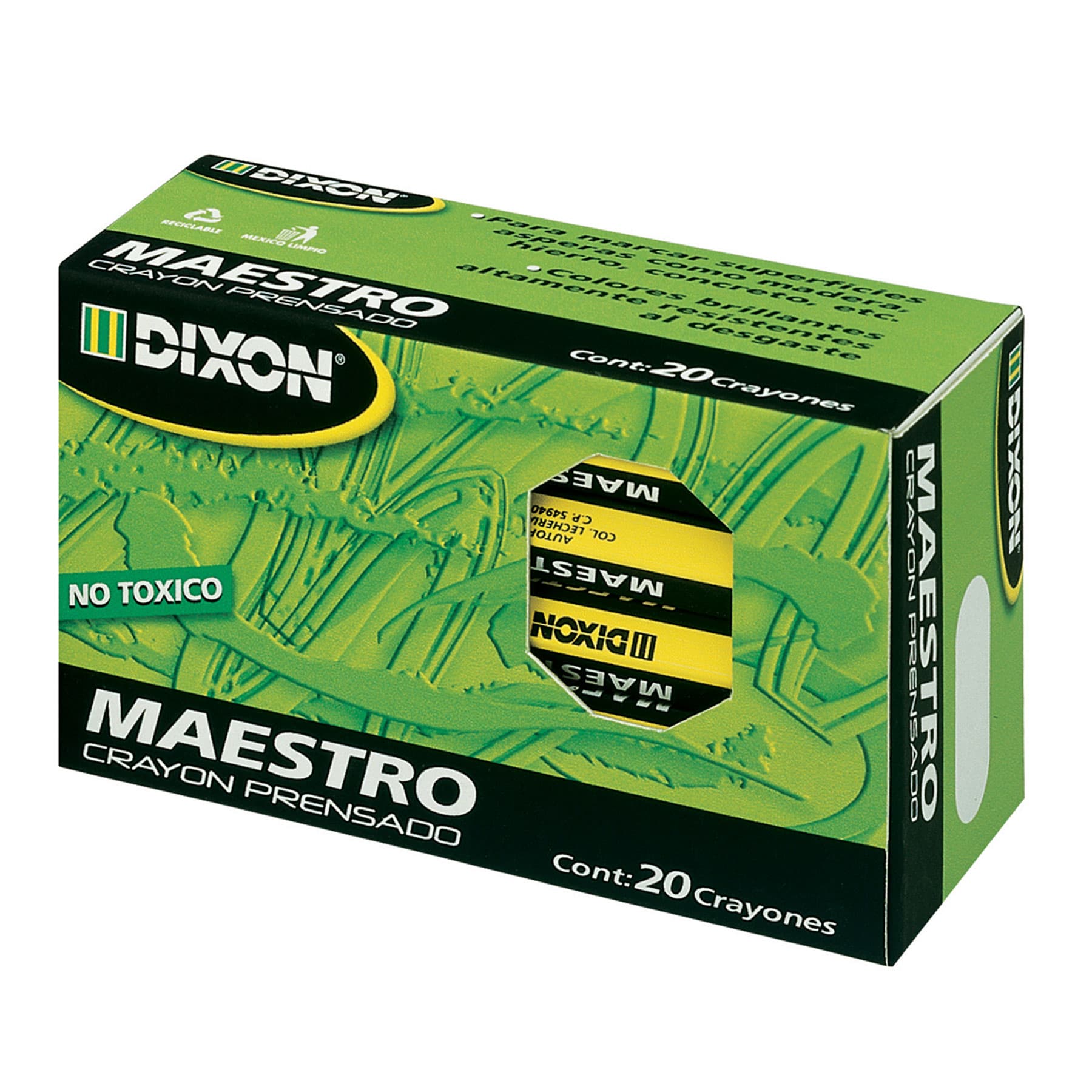 Crayon Dixon Maestro Rojo Prensado