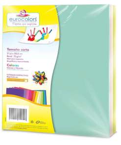 Papel Eurocolors Pastel Stdo CTA C/100 EC1040