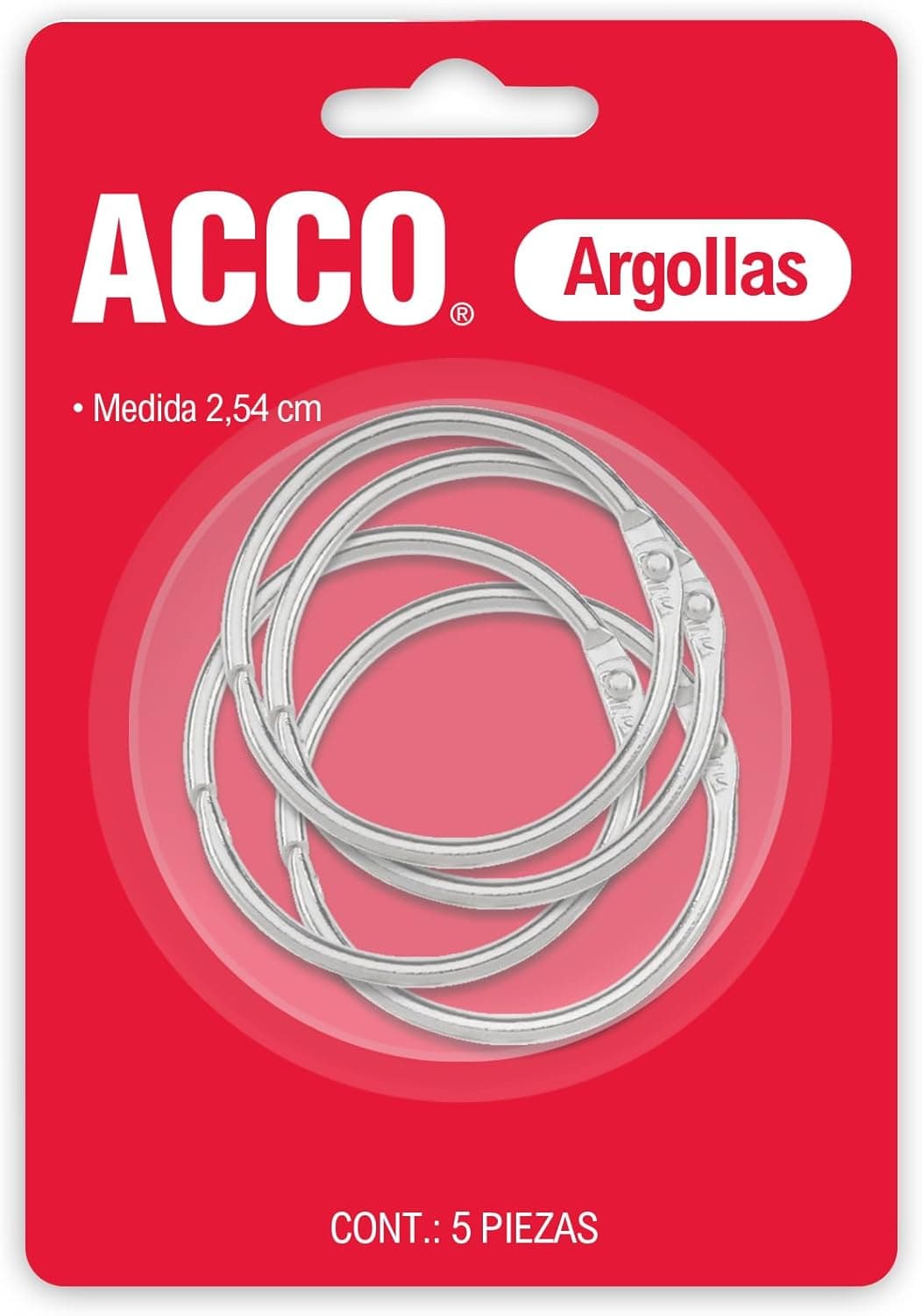 Argollas Acco 1P C/5 P1109