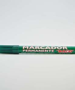 Marcador Baco Permanente Verde 85047