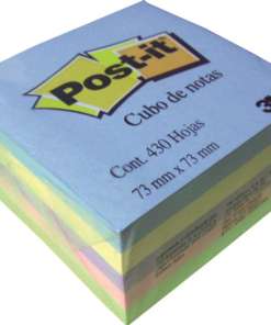 Block Postit Cubo Pastel 3M 3X3 2018la 400H
