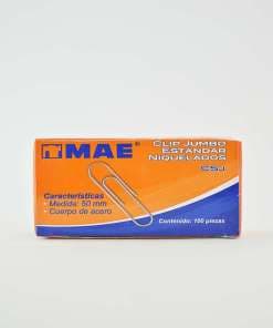 Clip MAE Niquelado Jumbo CSJ C/100