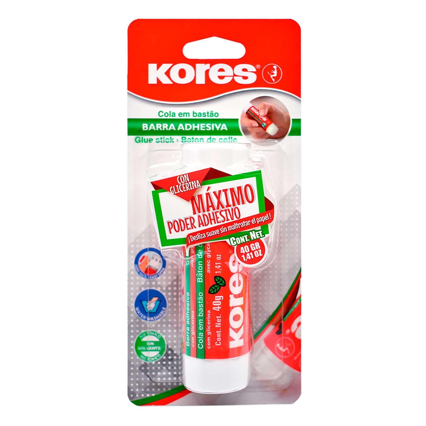 Pegamento Kores T/Lapiz 40G