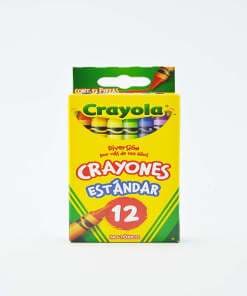 Crayon Crayola Cera STD C/12 52-3012