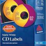 Etiqueta Inkjet CD Mate Avery 8692 40 Etiquetas/80 Contras