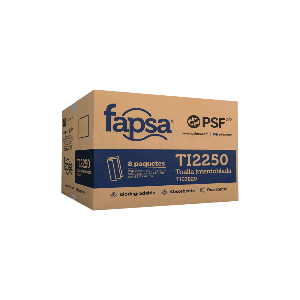 Toalla Interd Fapsa C/2000 TI2250, 8/250
