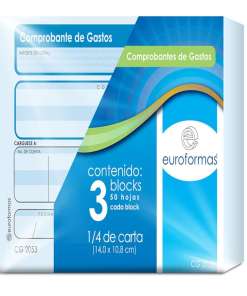 Block Euroform Comp.Gastos ER0101