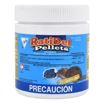 Veneno para Ratas Pellets 100GR Ratidel