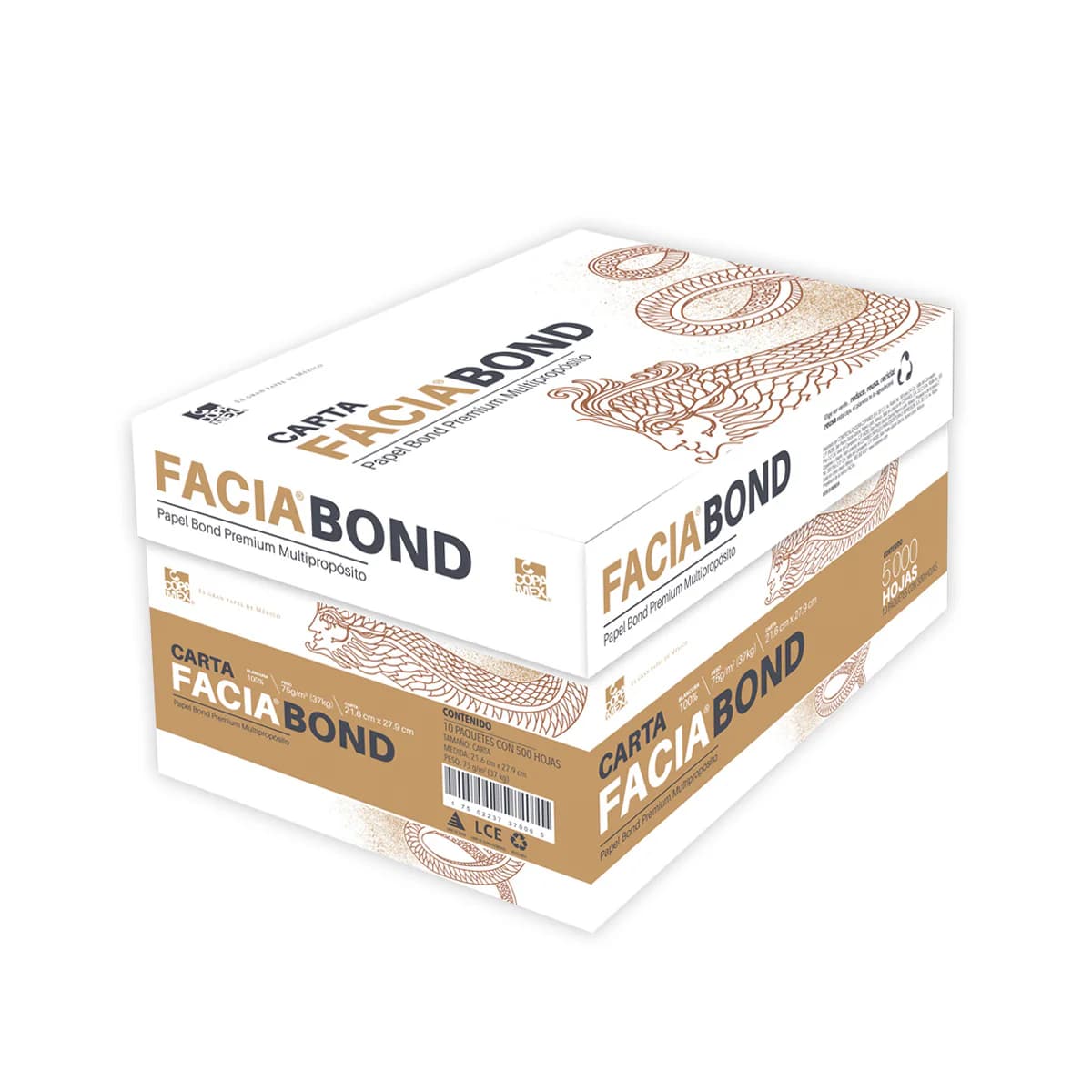Papel Facia Bond Carta C/5000