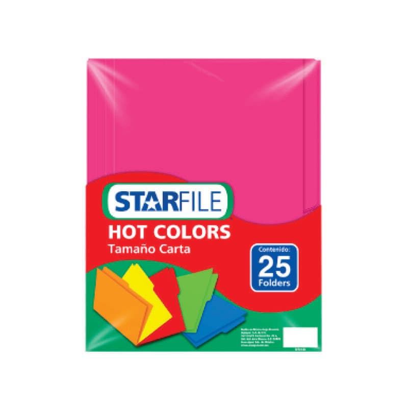Folder HOT Colors CTA C/25 Rosa PH0047