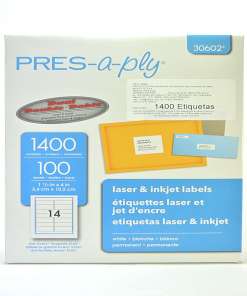 Etiqueta Laser Presaply 30602 14/1400 3.4 X 10.2 CM 1 1/3 X 4\" = 5162