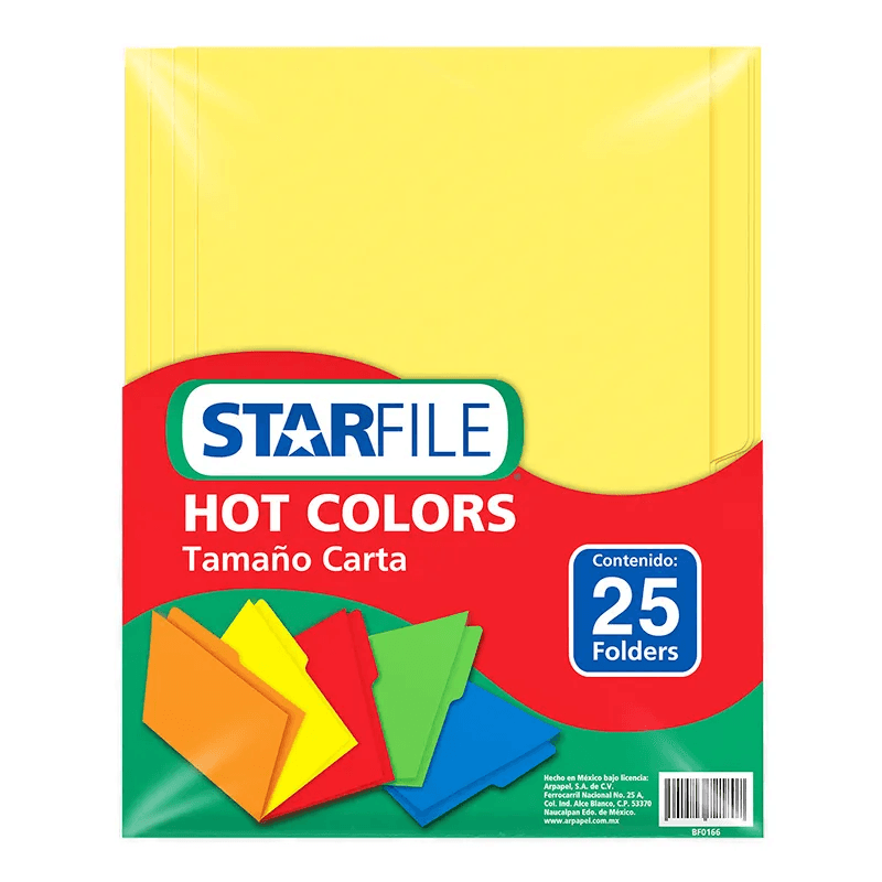 Folder HOT Colors CTA C/25 Amarillo PH0030