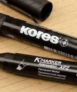 Marcador Kores Permanente Negro 20950
