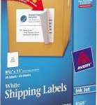 Etiqueta Inkjet Avery 8165 1/25 Carta 8 1/2 X 11\"