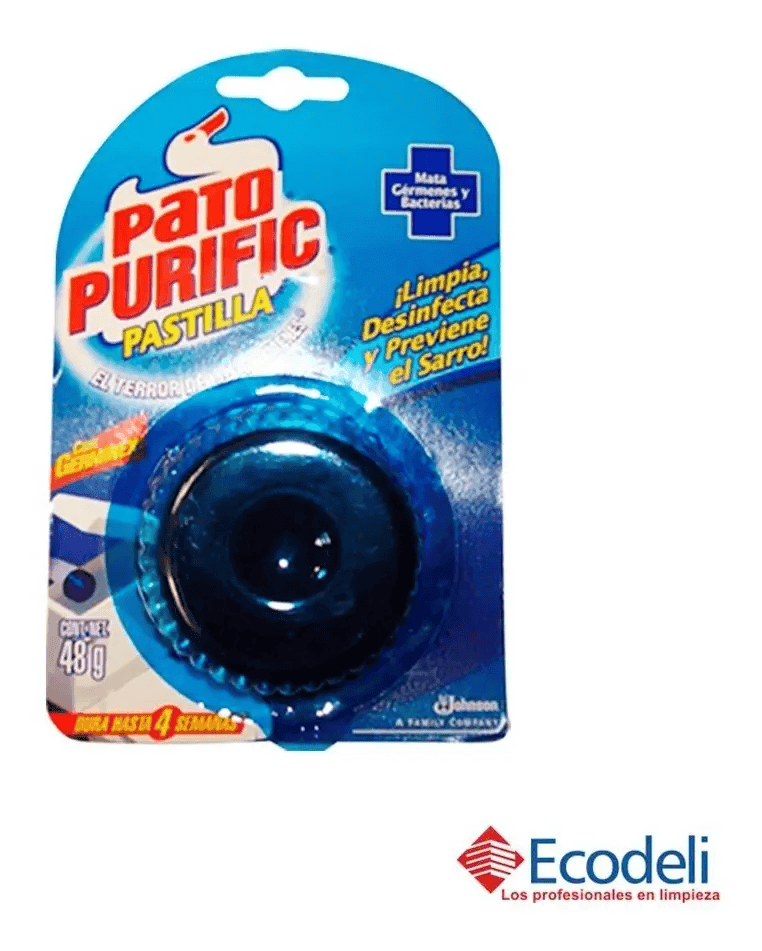 Pastilla Empaque Azul Redonda 48 GRS Pato Purific