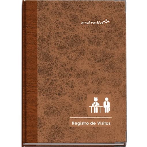 Libro Registro de Visitas Estrella 96H 0121