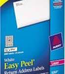 Etiqueta Laser Avery 5267 80/2000 1.3 X 4.5 1/2 X1 3/4\" 30617