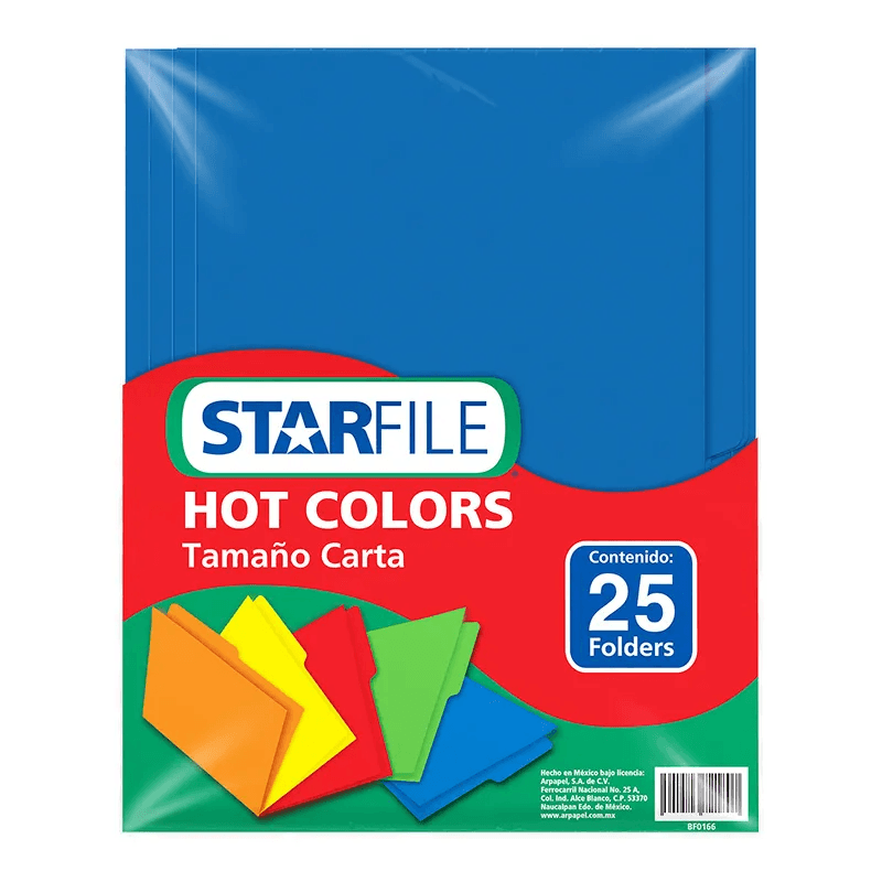 Folder HOT Colors CTA C/25 Azul PH0031