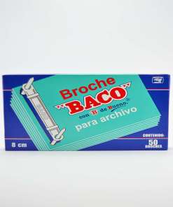 Broche Baco Metalico 8CM C/50 B-182 13033