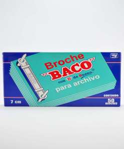 Broche Baco Metalico 7CM C/50 B-172 13026