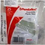 Indices Pendaflex Transp. 5CM C/25 42