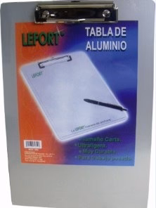 Tabla-Clip Aluminio Lefort Carta 1352