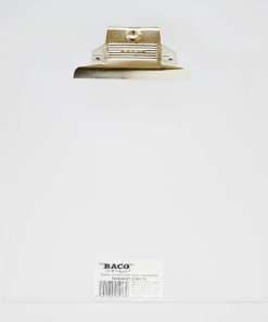 Tabla-Clip Plastico Carta Clip Metal Baco Transp.14139