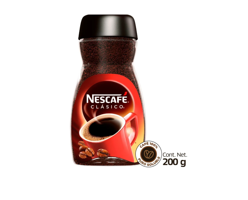 CAFE SOLUBLE NESCAFE CLASICO 200G