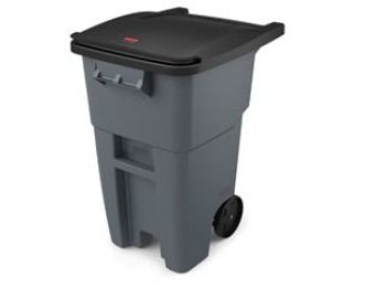 CONTENEDOR RODANTE GRIS RUBBERMAID
