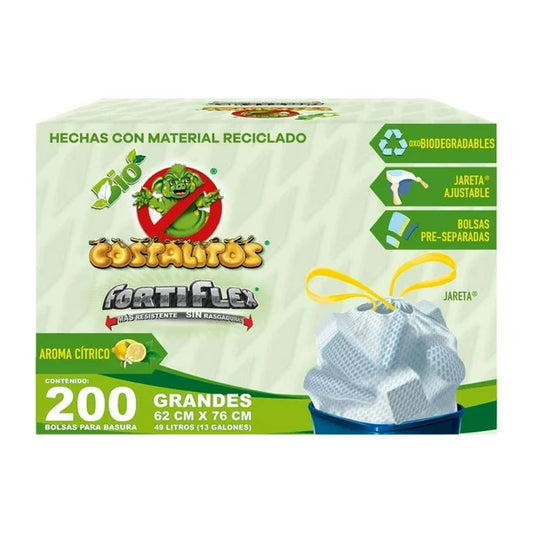 BOLSA DE BASURA BLANCA 49L C/200